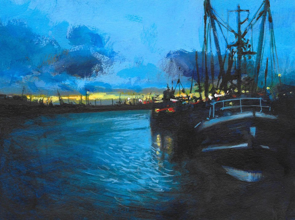 Newlyn - Blue and Gold