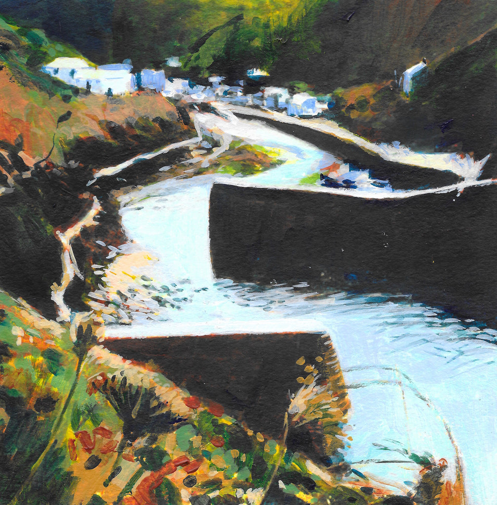 Boscastle Sunlight and shadow