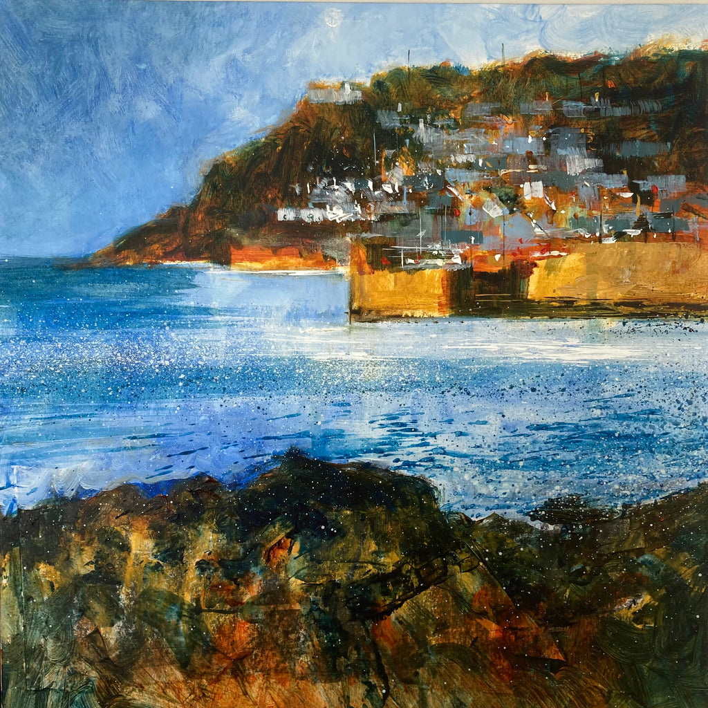 Mousehole - Gold and Sienna