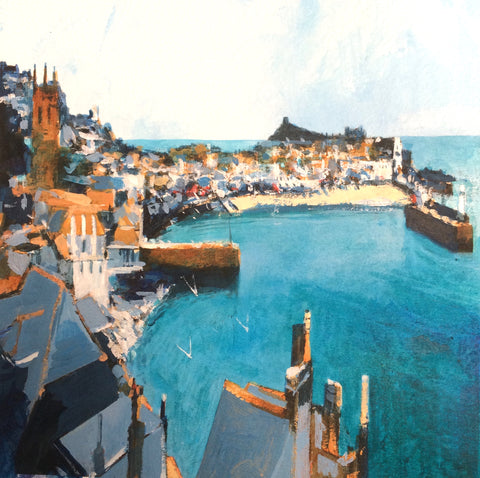 Emerald Harbour - St Ives Print