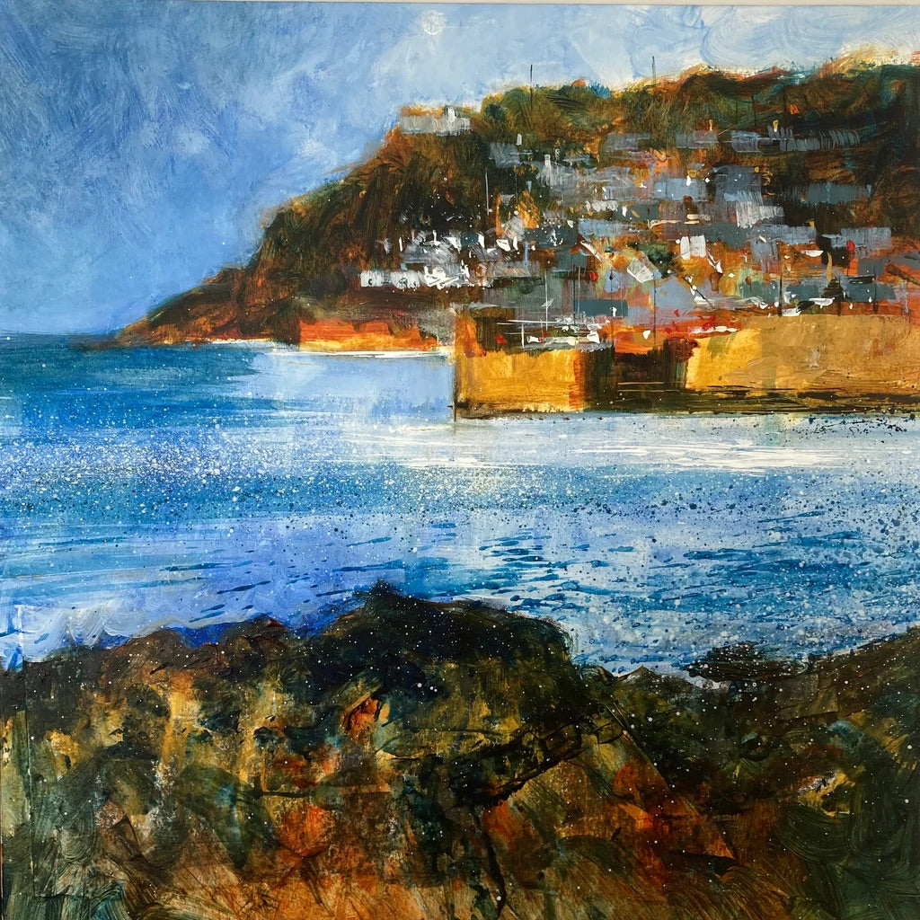 Mousehole - Gold and Sienna